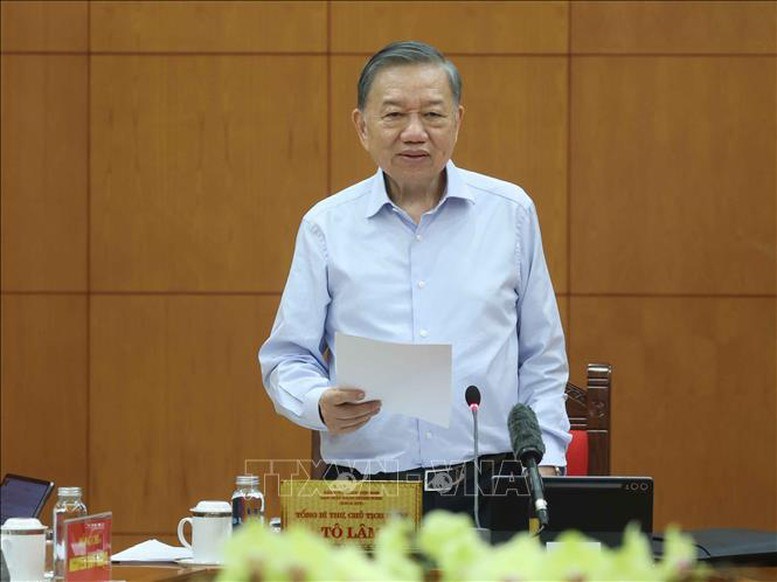 Tổng Bí thư, Chủ tịch nước Tô Lâm chỉ đạo các nội dung quan trọng yêu cầu đột phá trong công tác cán bộ - ảnh 1
