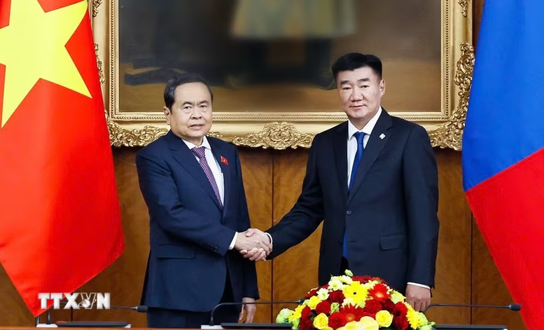 Chủ tịch Quốc hội Trần Thanh Mẫn hội đàm với Chủ tịch Quốc hội Mông Cổ - ảnh 1