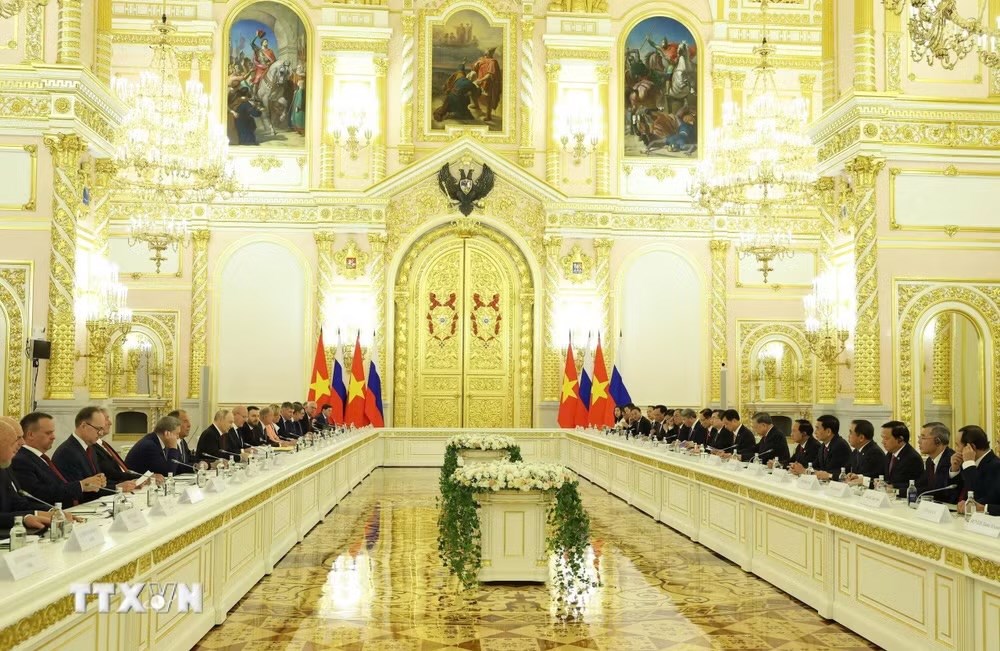 Tổng Bí thư, Chủ tịch nước Tô Lâm hội đàm với Tổng thống Nga Vladimir Putin - ảnh 2