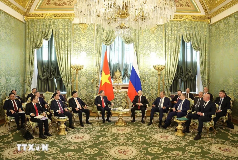 Tổng Bí thư, Chủ tịch nước Tô Lâm hội đàm với Tổng thống Nga Vladimir Putin - ảnh 3