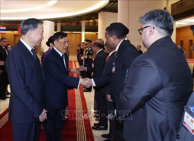 Tổng Bí thư, Chủ tịch nước Tô Lâm chủ trì Lễ đón chính thức Nhà vua Vương quốc Thái Lan và Hoàng hậu - ảnh 3