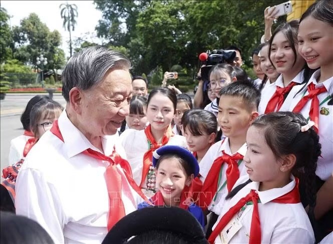 Thư của Tổng Bí thư, Chủ tịch nước Tô Lâm gửi các cháu thiếu niên, nhi đồng nhân dịp Tết Trung thu - ảnh 1