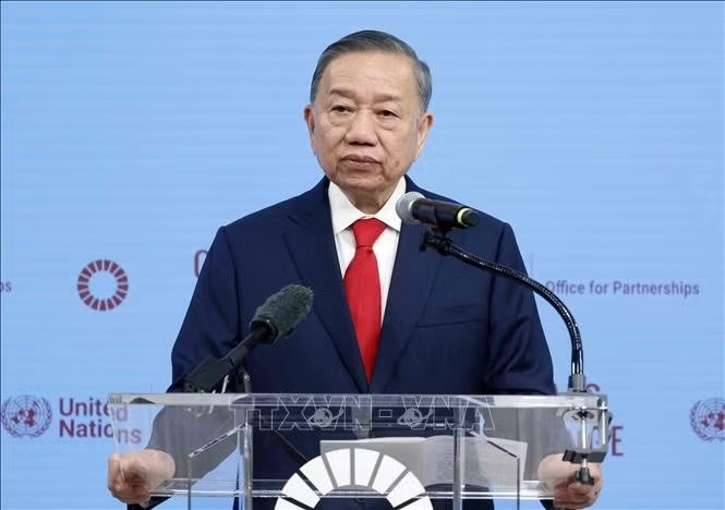 Tổng Bí thư, Chủ tịch nước Tô Lâm chứng kiến Lễ trao các thỏa thuận hợp tác với LHQ - ảnh 1