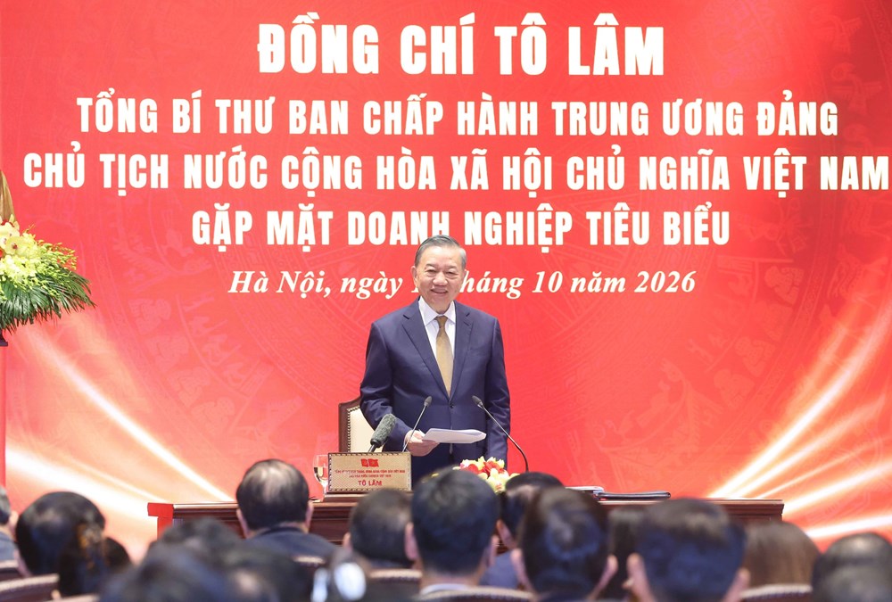Tổng Bí thư, Chủ tịch nước Tô Lâm gặp mặt doanh nghiệp tiêu biểu - ảnh 1