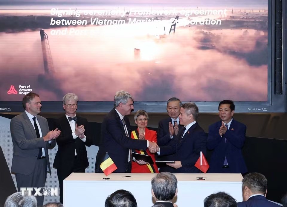 Tổng Bí thư, Chủ tịch nước Tô Lâm thăm Cảng Antwerp-Bruges (Vương quốc Bỉ) - ảnh 4