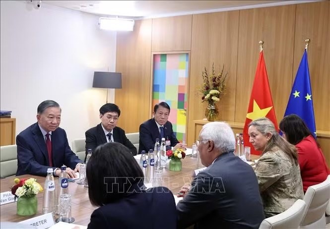 Tổng Bí thư, Chủ tịch nước Tô Lâm hội đàm với Chủ tịch Hội đồng châu Âu António Costa - ảnh 2