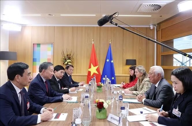 Tổng Bí thư, Chủ tịch nước Tô Lâm hội đàm với Chủ tịch Hội đồng châu Âu António Costa - ảnh 4