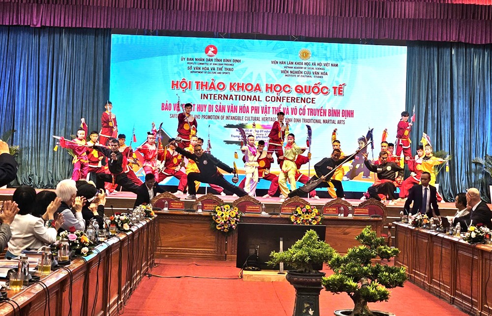 Hội thảo quốc gia "Bảo vệ, phát huy di sản văn hóa phi vật thể và Võ cổ truyền Bình Định" - ảnh 3