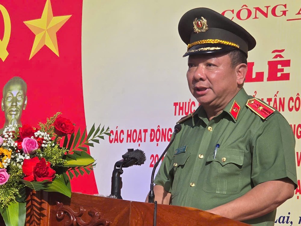 Gia Lai ra quân cao điểm trấn áp tội phạm, đảm bảo an ninh trật tự - ảnh 2