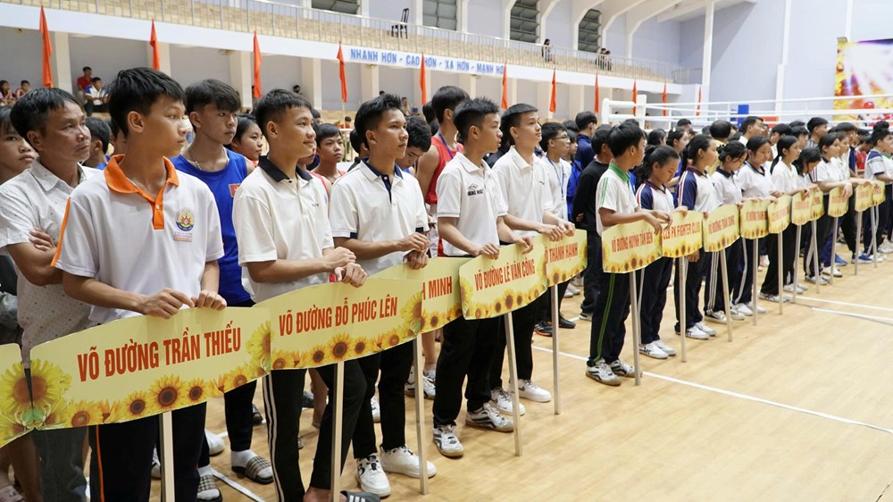 Gần 300 VĐV tham gia Giải Vô địch Trẻ Kickboxing tỉnh Gia Lai lần thứ I - ảnh 1