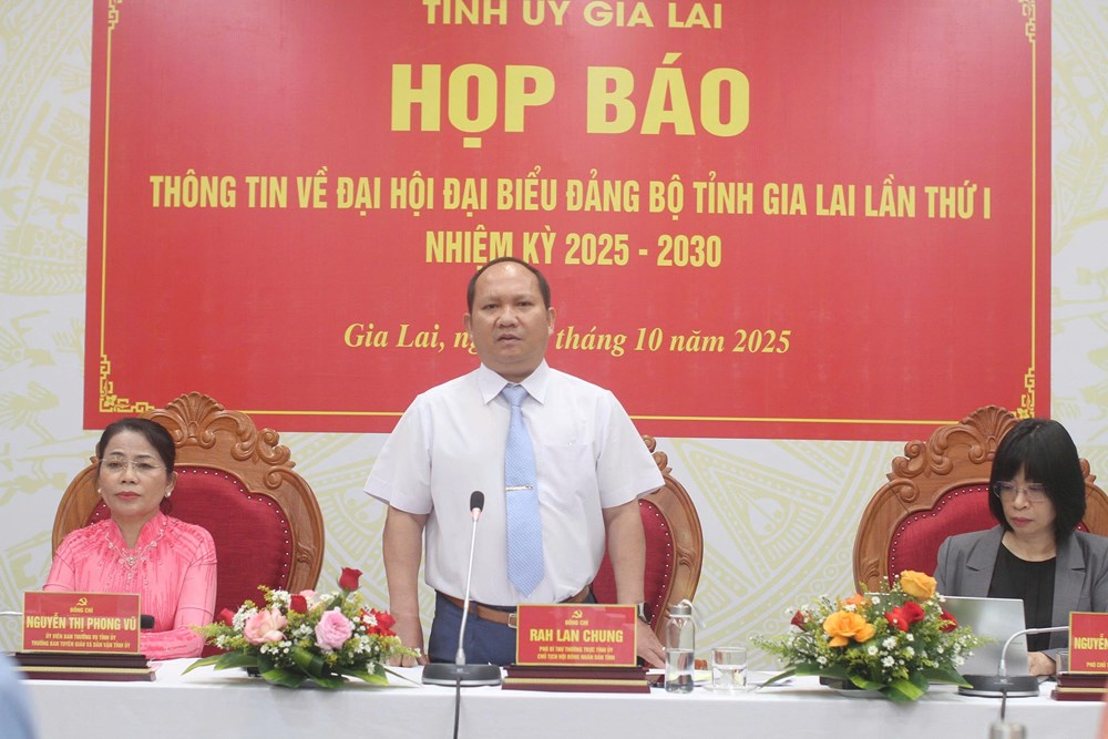 Gia Lai: Đại hội Đảng bộ tỉnh lần thứ I, đại biểu được tặng quà theo tinh thần tiết kiệm - ảnh 1