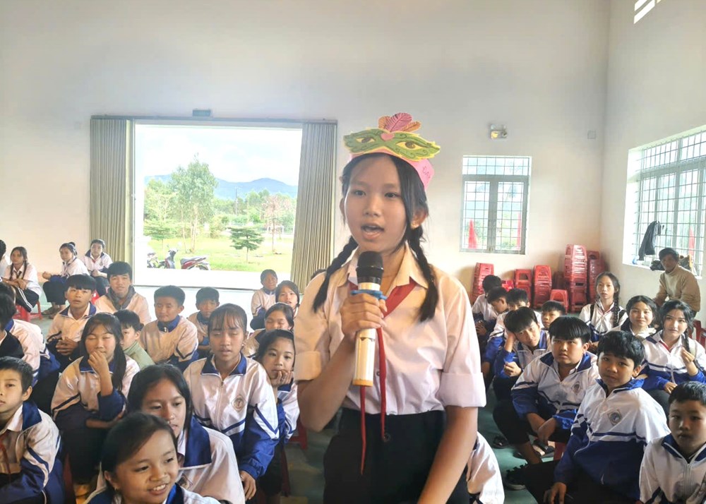 Học sinh thuộc vùng đệm tìm hiểu về Vườn quốc gia Kon Ka Kinh - ảnh 3