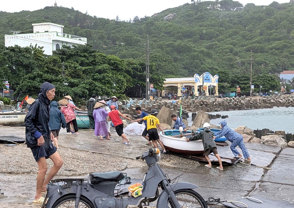 Gia Lai kêu gọi tàu cá vào bờ tránh trú bão Kalmaegi - ảnh 1