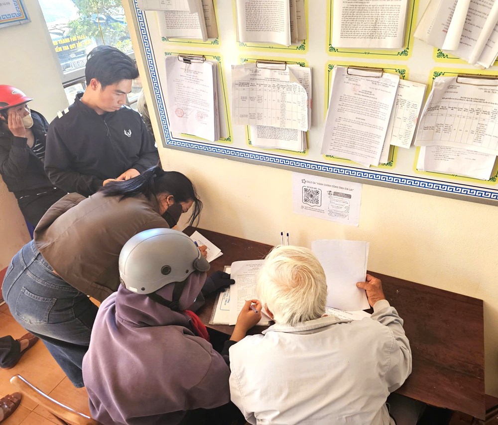 Gia Lai: Nỗ lực trong cải cách thủ tục hành chính tại Biển Hồ - ảnh 4