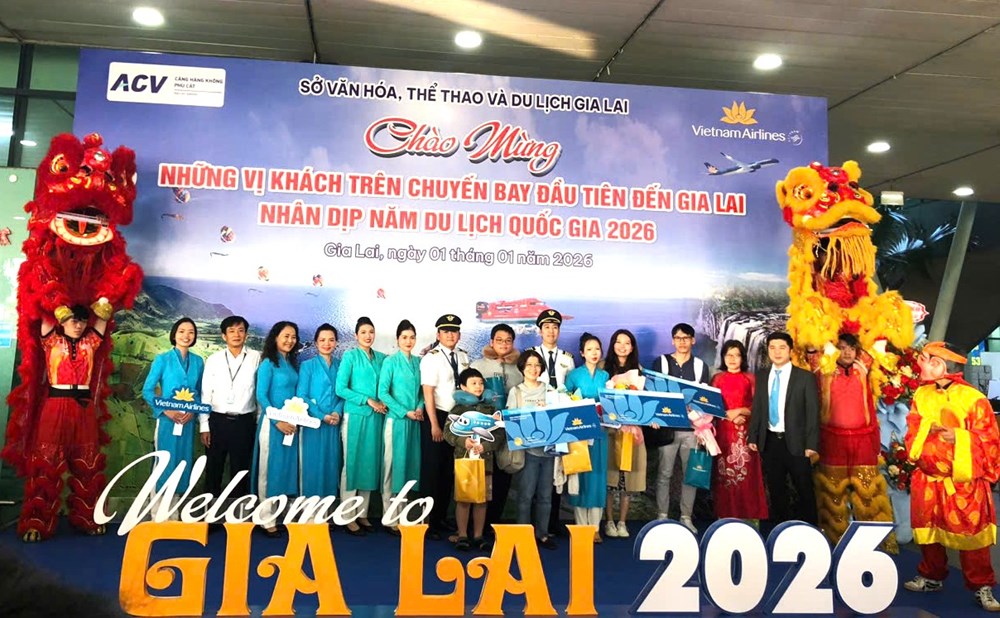 Gia Lai đón những vị khách đầu tiên trong Năm Du lịch Quốc gia 2026 - ảnh 1