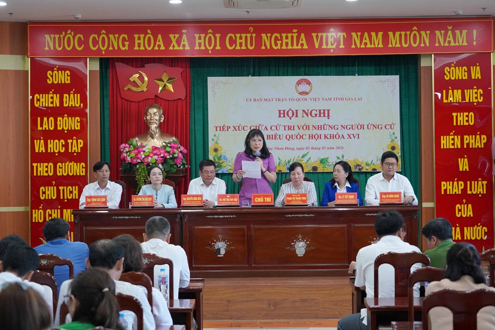 Cử tri Gia Lai gửi trọn niềm tin, kỳ vọng vào các đại biểu ứng cử - ảnh 1