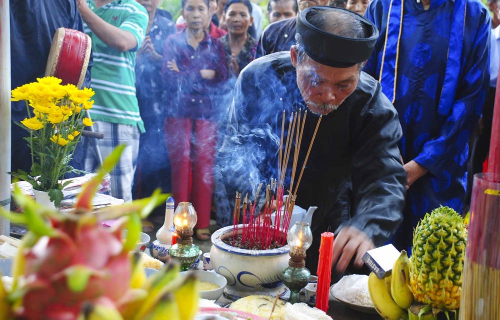 Đền thờ Ông tổ Nghề dệt chiếu cói Chương Hòa được công nhận di tích lịch sử - văn hóa - ảnh 1
