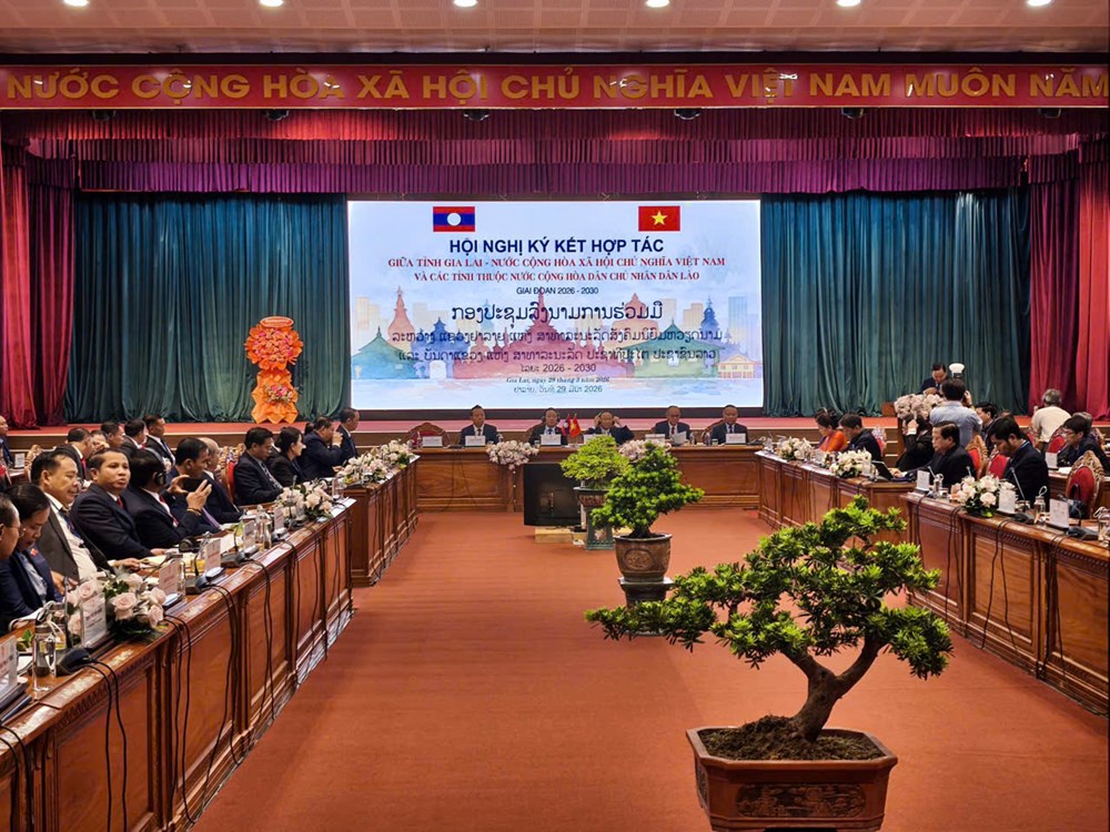 Gia Lai ký kết hợp tác với các tỉnh của Lào - ảnh 3