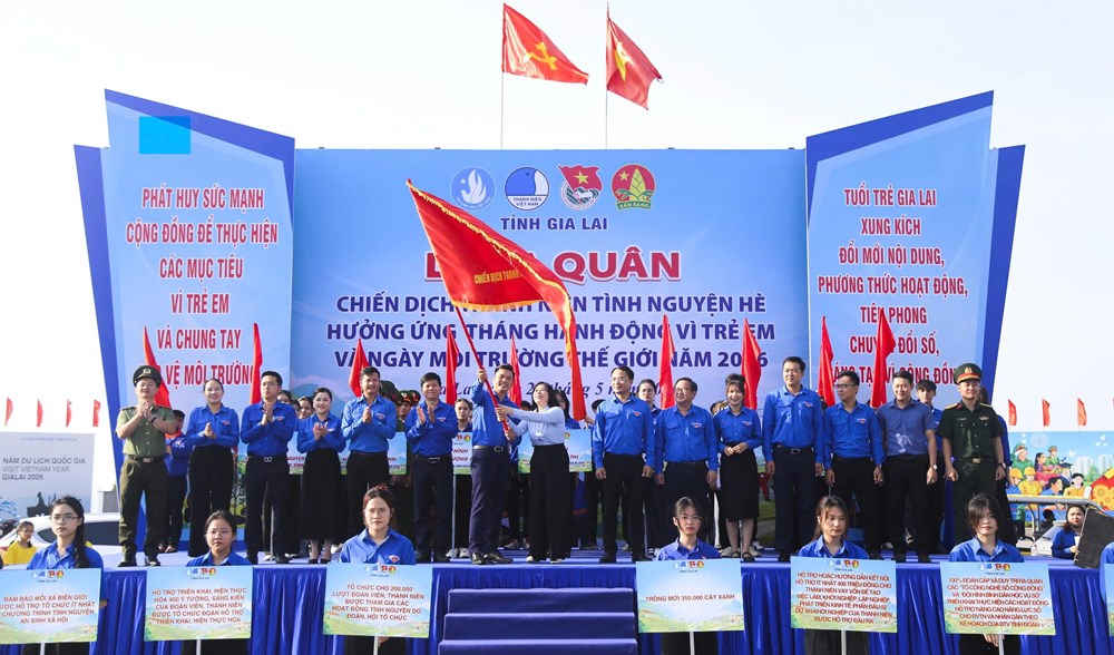 Gia Lai ra quân Chiến dịch Thanh niên tình nguyện hè 2026 - ảnh 1