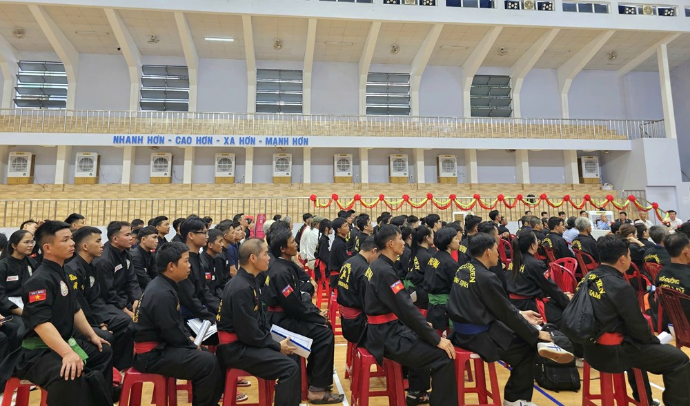 Hơn 100 võ sư, HLV, các lò võ tiêu biểu tham gia tập huấn Võ cổ truyền Bình Định - ảnh 3