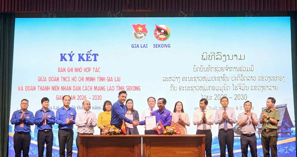 Thắt chặt tình đoàn kết thanh niên Việt Nam - Lào - Campuchia - ảnh 3