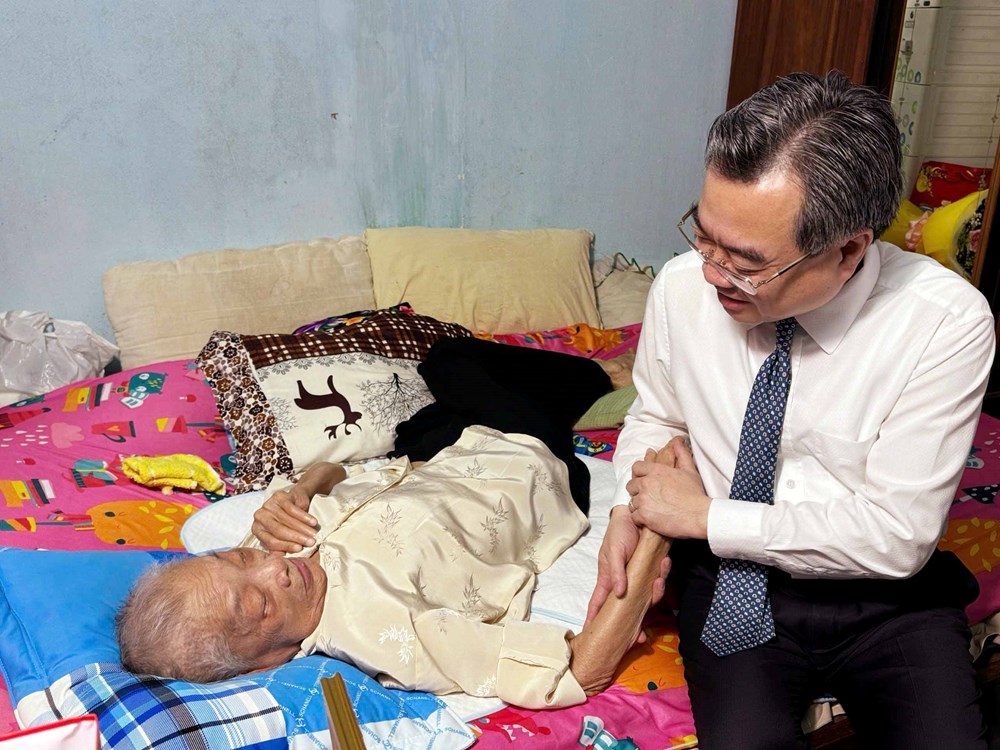 Trao Huy hiệu 80 năm tuổi Đảng cho hai đảng viên lão thành tại Gia Lai - ảnh 2