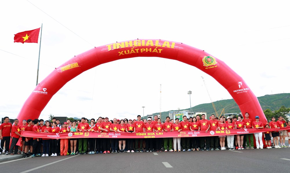 Cùng Việt Nam tiến bước: Hơn 37 triệu bước chân người Gia Lai tham gia đi bộ hưởng ứng - ảnh 1
