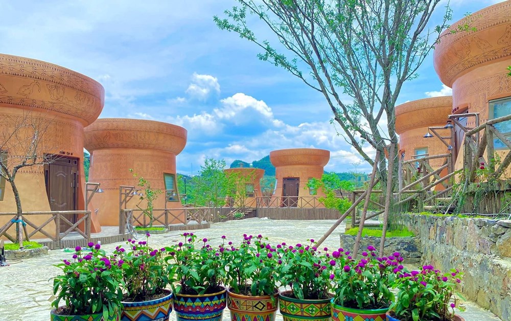 Công trình mô phỏng trống đồng độc đáo bậc nhất Việt Nam - ảnh 1