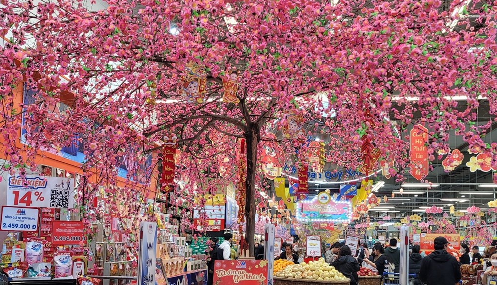 Thị trường Tết khởi động sớm tại siêu thị và chợ lớn - ảnh 1