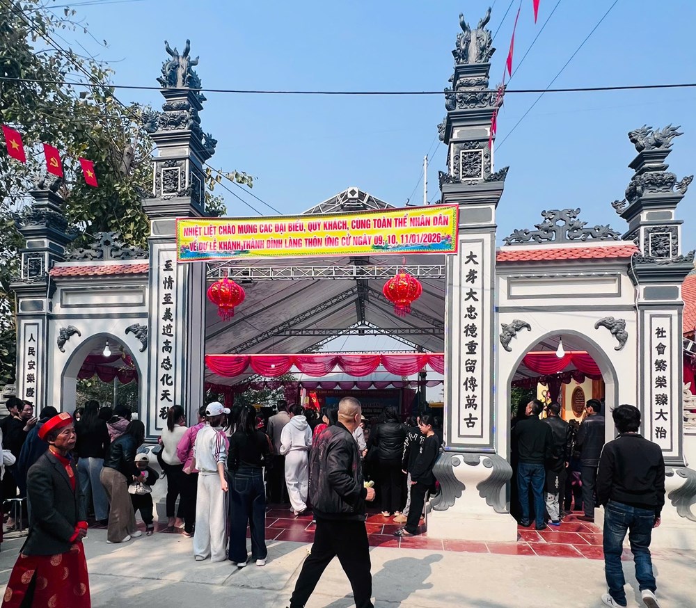 Đình làng Ứng Cử - Hồn cốt văn hóa hồi sinh - ảnh 1