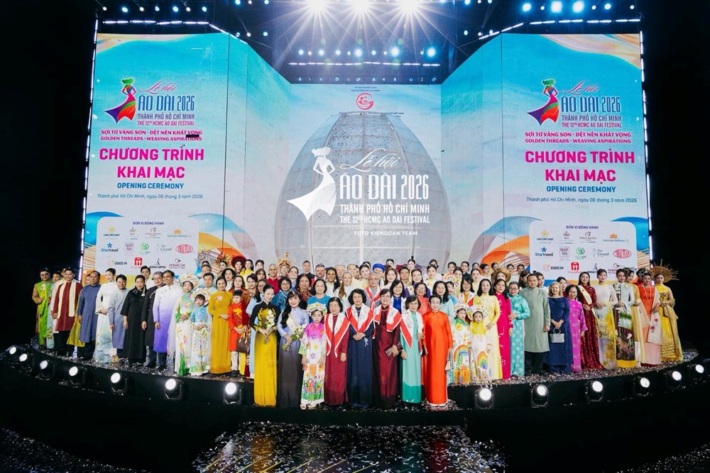 Hình ảnh Lễ hội Áo dài TP.HCM 2026 phủ sóng truyền thông - ảnh 1