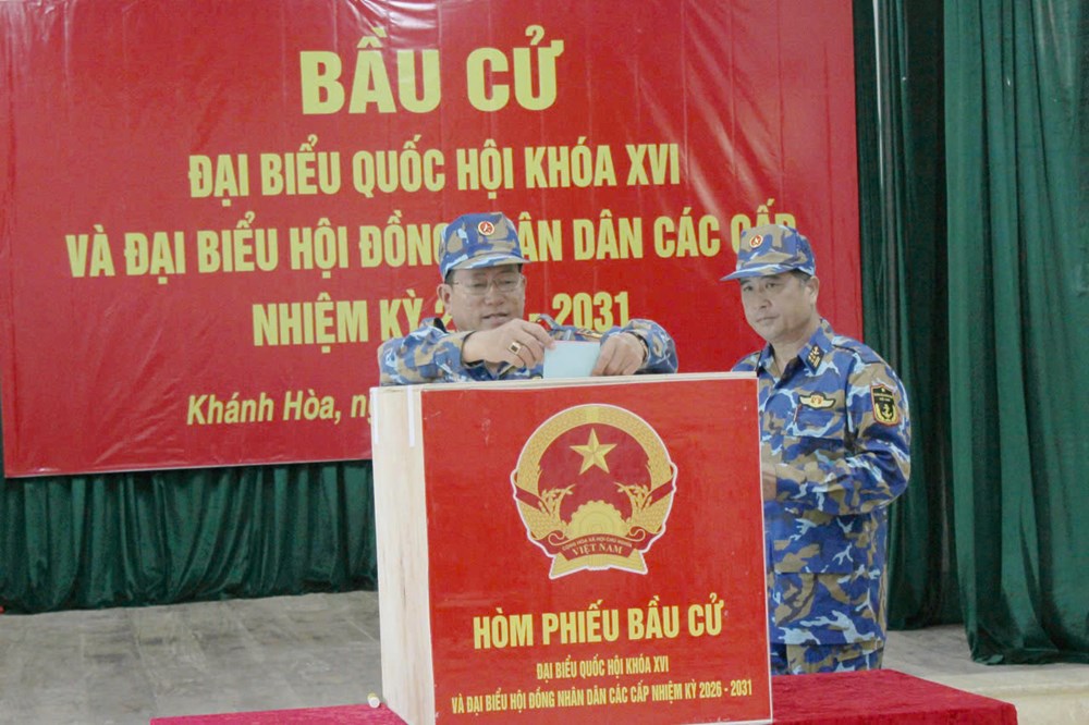 Trường Sa hoàn thành bầu cử sớm - ảnh 5