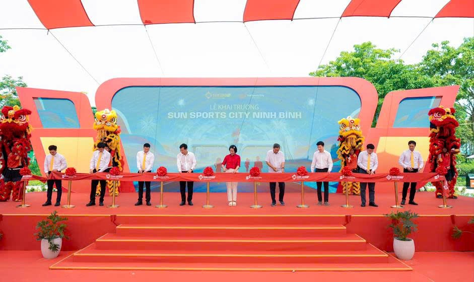 Ninh Bình chính thức có Công viên Thể thao đa năng quy mô hàng đầu Việt Nam do Sun Group đầu tư - ảnh 1