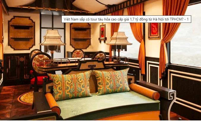 Tour tàu hỏa xuyên Việt giá 1,7 tỉ đồng sắp ra mắt - ảnh 1