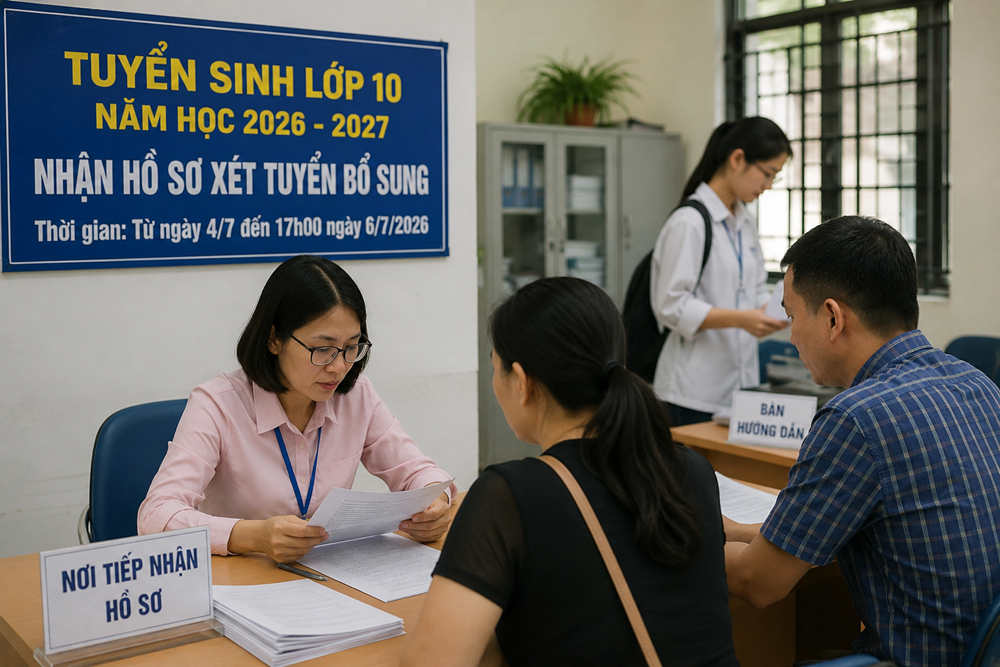 Hà Nội nhận hồ sơ tuyển bổ sung lớp 10 từ hôm nay: Phụ huynh cần chuẩn bị gì? - ảnh 1