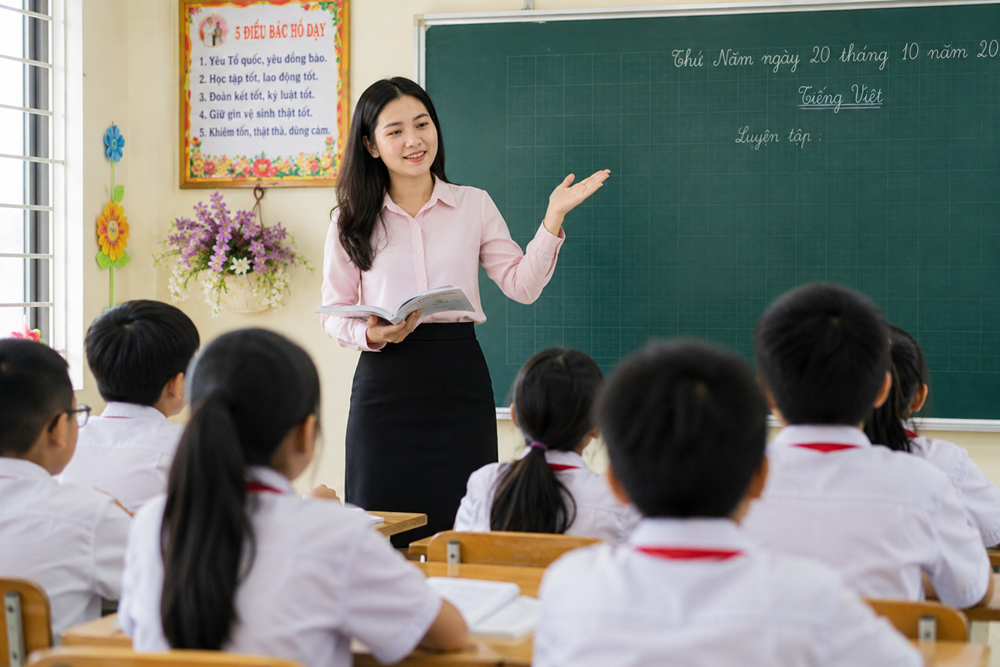 Bỏ chế độ tập sự với viên chức: Giáo viên mới sẽ được hỗ trợ ra sao? - ảnh 1