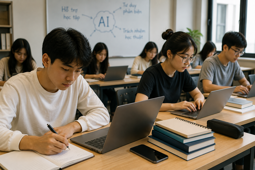 Sinh viên dùng AI gian lận: Quay lại thi viết hay thiết kế cách đánh giá mới? - ảnh 1