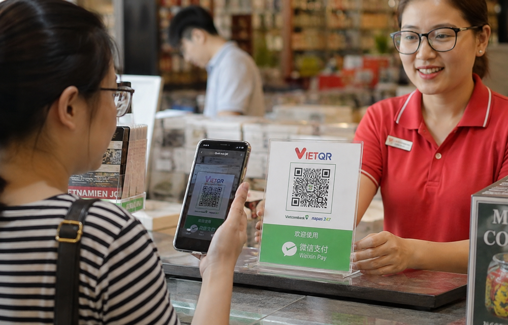 Khách Trung Quốc quét Weixin Pay ở Việt Nam: Cửa hàng nào nhận được tiền? - ảnh 1