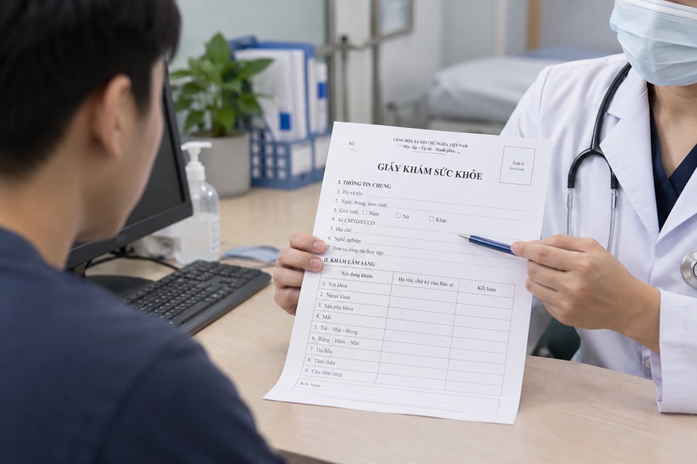 200.000 đồng, 20 phút, 9 chữ ký: Tờ giấy “đủ sức khỏe” đang chứng nhận điều gì? - ảnh 1