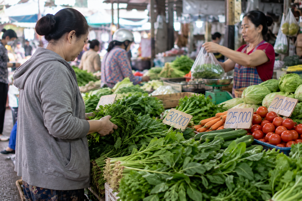 Mưa ngoài ruộng, bữa cơm trong nhà thêm đắt - ảnh 1