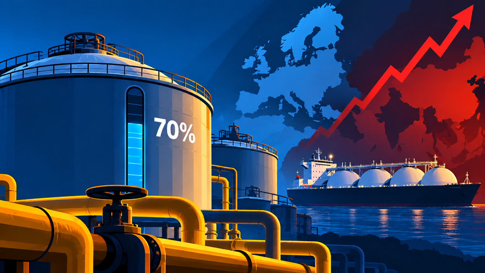 Kho khí đốt châu Âu mới đầy khoảng 70%: Mùa đông này có gì đáng lo? - ảnh 1