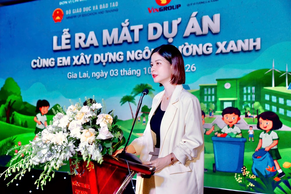 Bộ GD&ĐT phối hợp với Quỹ Vì tương lai xanh triển khai dự án “Cùng em xây dựng ngôi trường xanh” - ảnh 2