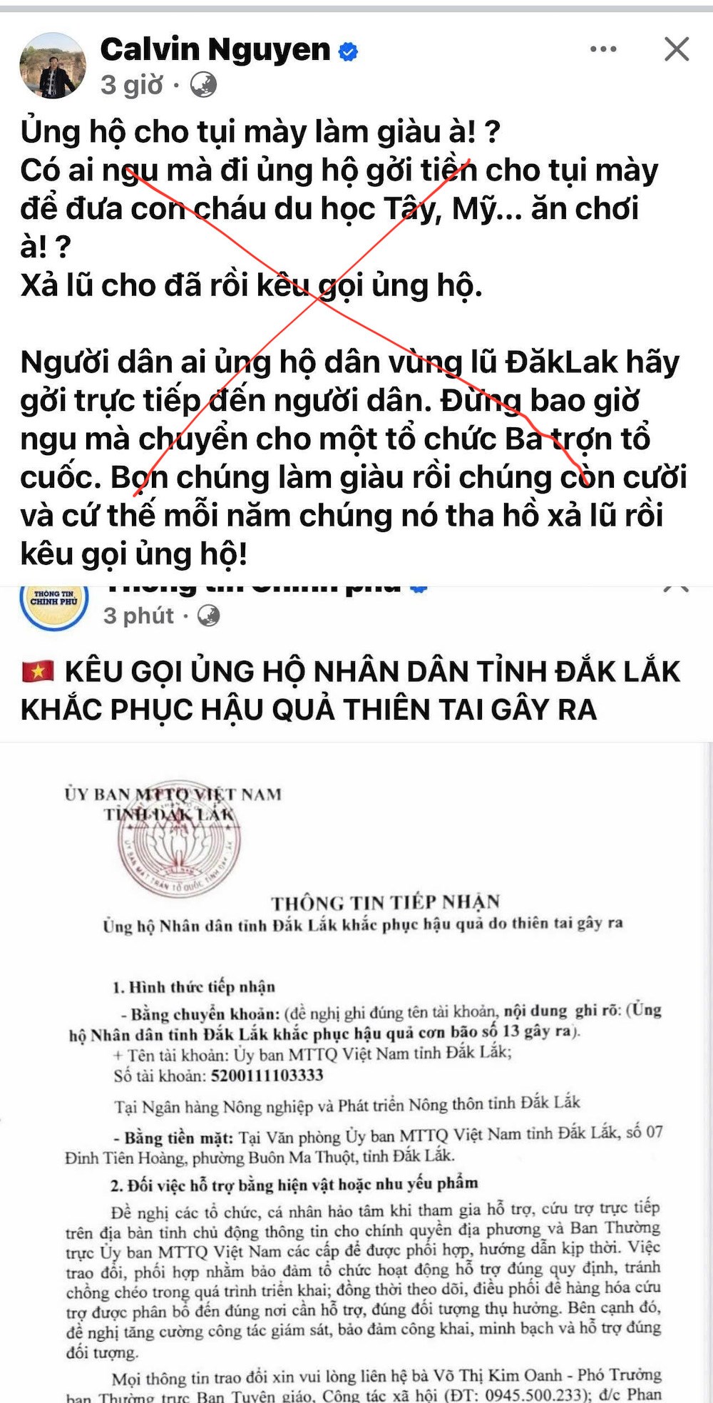 Cảnh báo lừa đảo trong mưa lũ - ảnh 1