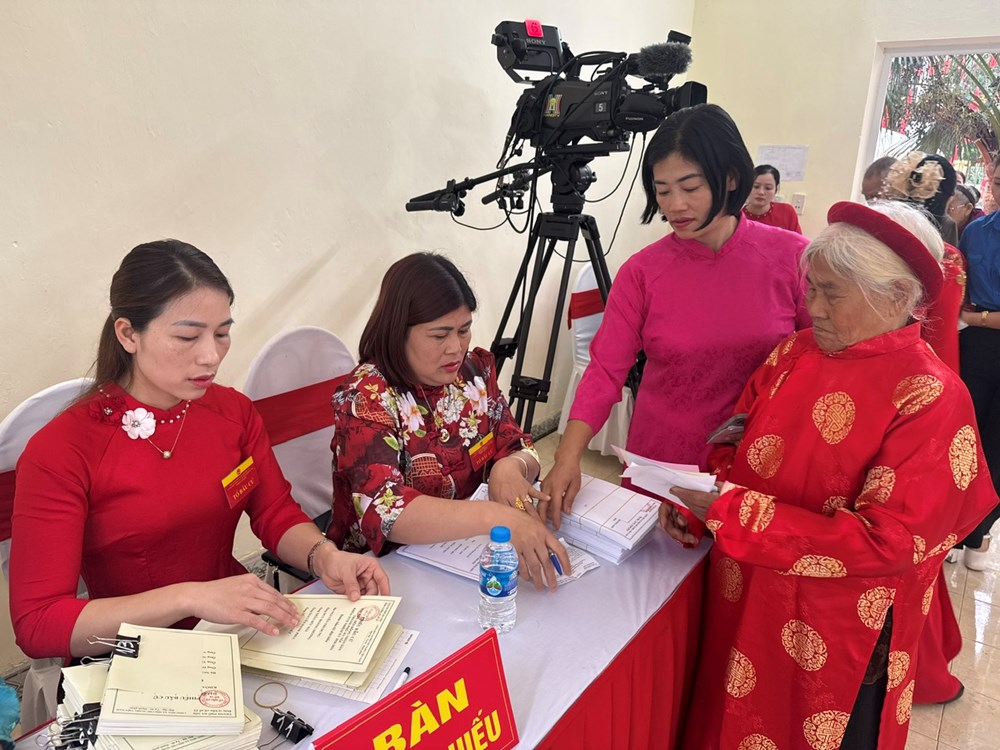 Nhiều khu vực hoàn thành sớm công tác bầu cử - ảnh 3