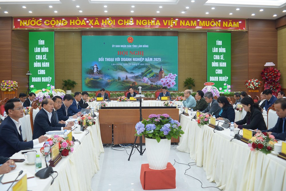 Lâm Đồng: Chủ tịch tỉnh đối thoại với doanh nghiệp - ảnh 1