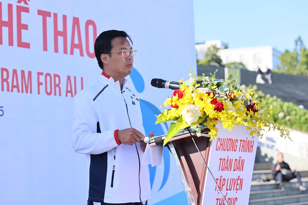 Lâm Đồng: 1.500 người tham gia chương trình “toàn dân tập luyện Thể dục thể thao” - ảnh 2