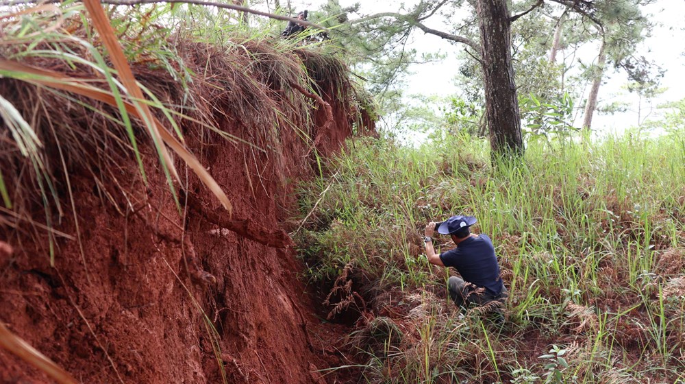 Chủ tịch Lâm Đồng kiểm tra vụ ngọn đồi nứt toác trên đèo D’Ran - ảnh 5
