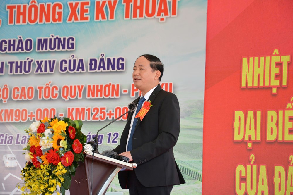 Gia Lai: Khởi công Dự án thành phần 3 cao tốc Quy Nhơn - Pleiku - ảnh 2