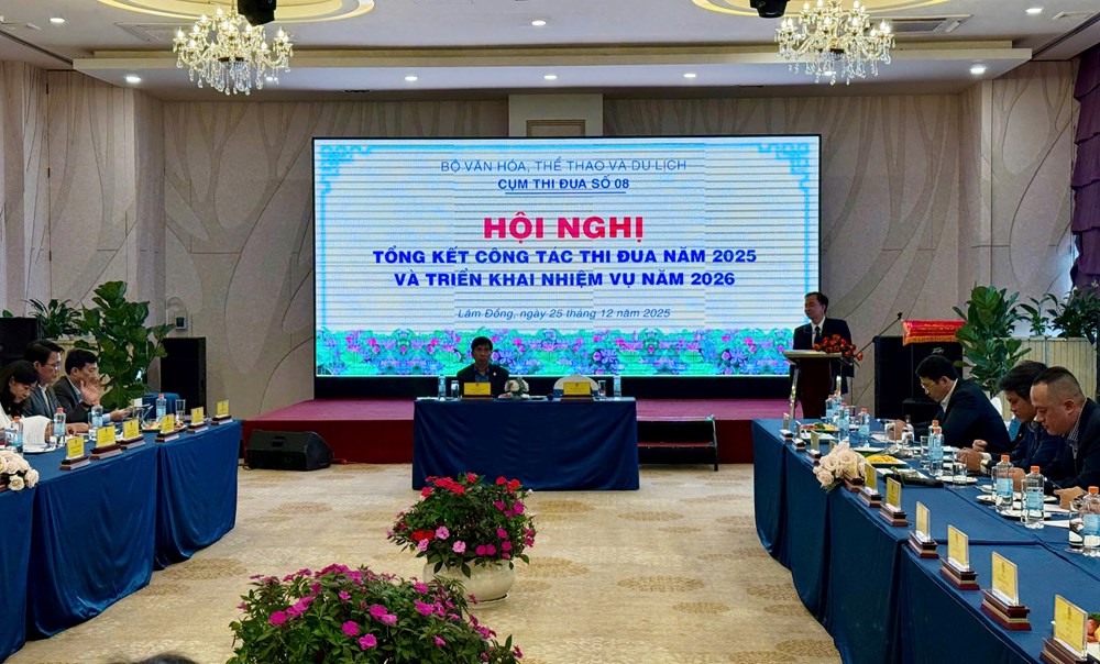 Cụm Thi đua số 8 ngành VHTTDL hoàn thành nhiều chỉ tiêu đề ra - ảnh 1