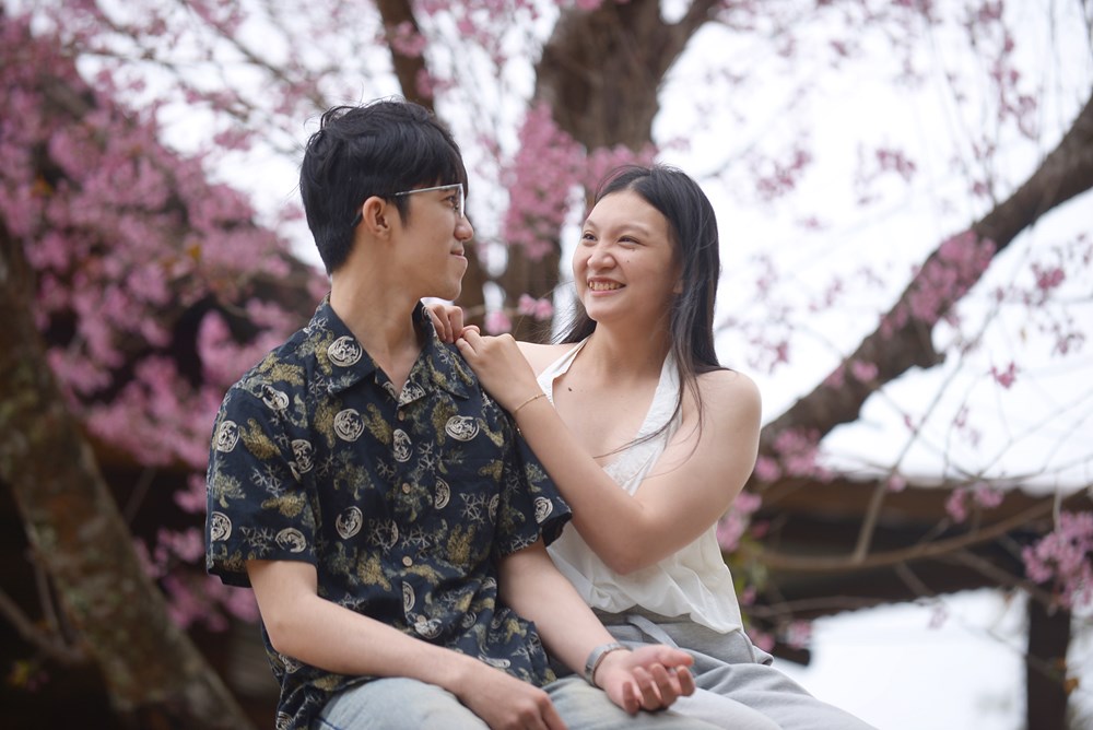 Du khách đổ về vùng ven Đà Lạt ngắm mai anh đào nở - ảnh 8